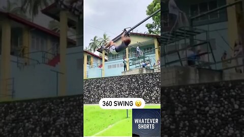 360 Swing: The Ultimate Thrill Ride #shorts #swing #fun #scary #loud