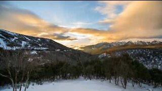 La bellezza delle Alpi Vittoriane in time-lapse