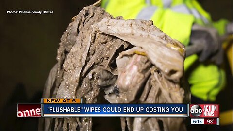 'Flushable' wipes aren't flushable, and they're causing thousands of dollars in damage