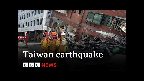 Taiwan hit by biggest earthquake in 25 yearswith at least four people dead | BBC News