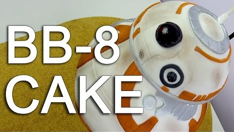 How to make a Star Wars BB-8 cake