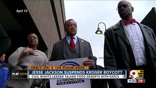 Jesse Jackson suspends Kroger boycott, meets with leadership