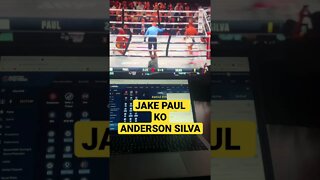 JAKE PAUL KO ANDERSON SILVA!!! | #shorts