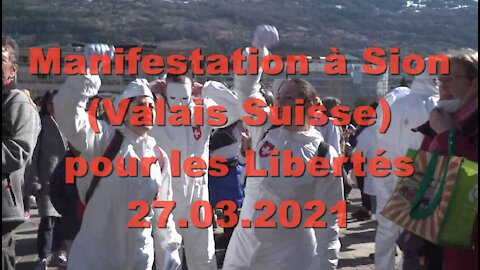Manifestation à Sion - Jean Luc Ador