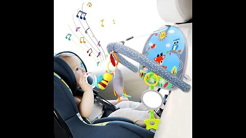 SALE!! Car Seat Toys Mirror Infant Activity Center for Car Seat Crib Stroller