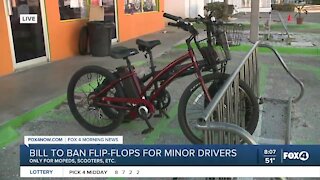 Bill would ban flip-flops for minor drivers