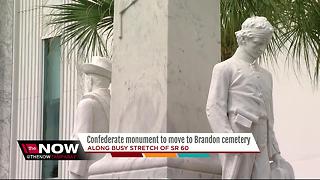 Confederate monument to move to Brandon cemetery