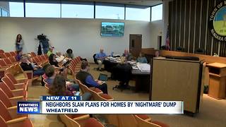 Neighbors speak out against proposed development near old Wheatfield dump