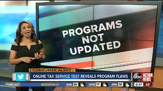 Online tax service test reveals program flaws