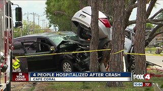Four injured in Hancock Bridge Parkway crash in Cape Coral