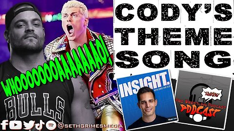 Downstait Singer on Cody Rhodes Theme Song Kingdom | Clip from Pro Wrestling Podcast Podcast #wweraw
