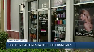 New Tampa hair salon helps community give back