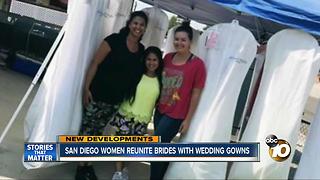 San Diego women reunite brides with wedding gowns