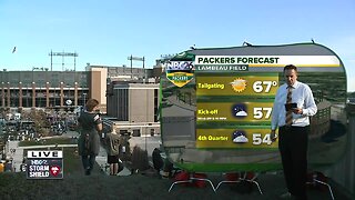 Cameron's Weather Road Show at Titletown