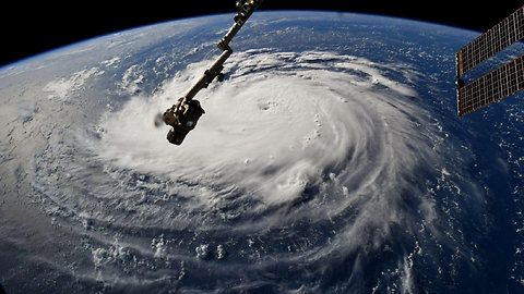 See Hurricane Florence from space