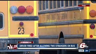 Bus driver fired after pulling over and allowing strangers on Lebanon school bus