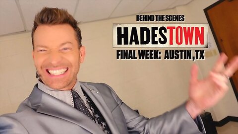 Teaser- Behind The Scenes of Hadestown - Austin, TX - My Final Week As Hermes