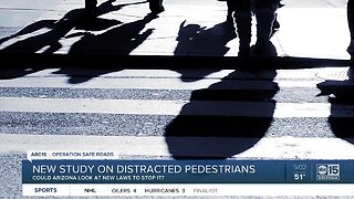 Arizona could possibly look at new laws to stop distracted pedestrians?