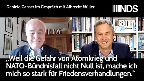 Daniele Ganser im Gespräch mit Albrecht Müller – „Ich mache mich stark für Friedensverhandlungen.“