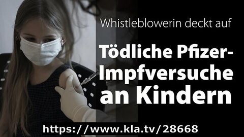 Tödliche Pfizer-Impfversuche an Kindern