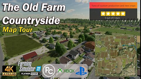 The Old Farm Countryside | Map Tour | Farming Simulator 22