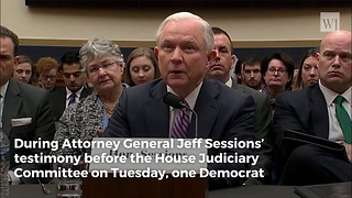 Dem Reads Trump’s Tweets Out Loud During Hearing, That’s When He Hears from Jeff Sessions