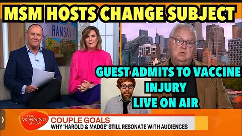 LIVE ON AIR | Harold Bishop admits Madge Can’t Make it to the Live MSM Broadcast due to Vax Injury