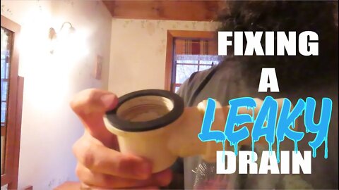 Fixing a leaky shower drain