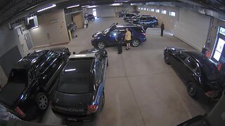 47-year-old man drives through Janesville Police garage door