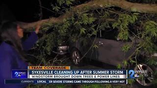 Sykesville Cleaning Up After Summer Storm