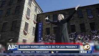 Elizabeth Warren announces bid for 2020 presidency