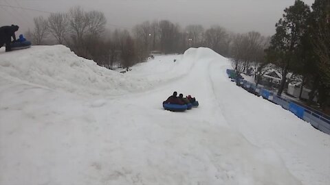 Gateway parks builds tubing hill bigger than ever at Eagle Island State Park