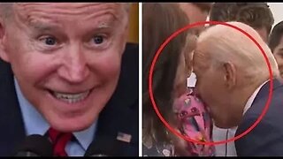 Biden Sniffs & Gobbles a Kid (host K-von cringes)