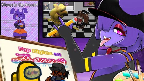 CHECKING BONFIE'S ART GALLERY! TGR Plays: Fap Night's at Frenni's (1.7 Update) PART 2