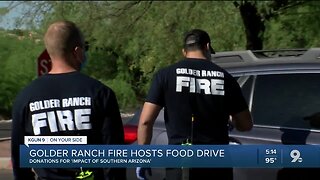 Golder Ranch Fire, Oro Valley Hospital hosts food collection drive for those in need