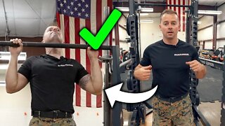 HOW TO DO A PULL UP | USMC Style | US Marine | Michael Eckert