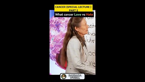 Whatever cancer loves, do the opposite! Barbara O'Neill
