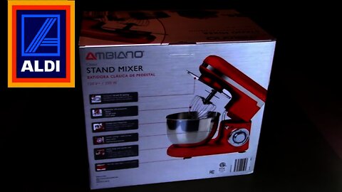 Ambiano Aldi Stand mixer unboxing and review
