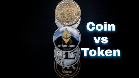 crypto coin vs token?