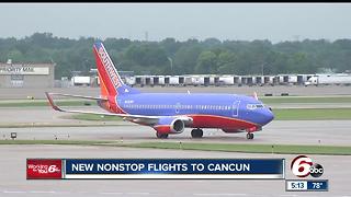 Southwest adds nonstop flights to Cancun from Indianapolis International Airport for Spring 2018