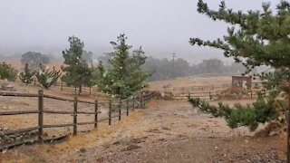 Snow in Tehachapi