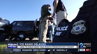 CASA holding Know Your Rights presentation as raids are delayed