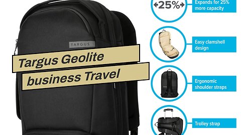 Targus Geolite business Travel Laptop Backpack,15.6 inch waterproof work+school+computer laptop...