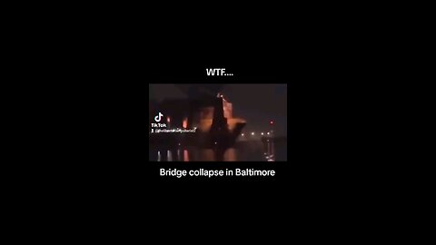 WTF! Bridge Collapse in Baltimore after Container Ship Collision