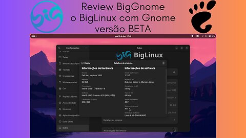 Review: BigGnome - o BigLinux com Gnome versão BETA