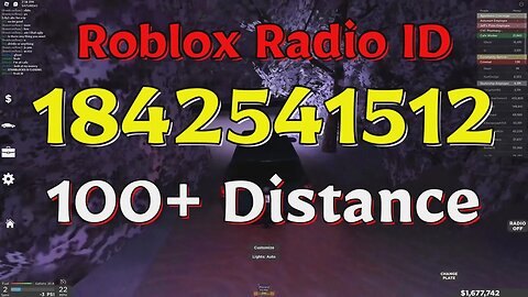 Distance Roblox Radio Codes/IDs