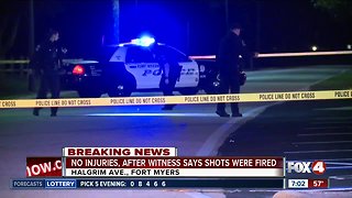 Possible Shots Fired in Fort Myers