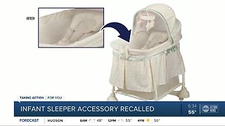 Inclined infant sleeper accessory recalled to prevent suffocation risk