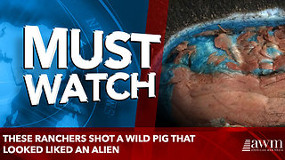 These ranchers shot a wild pig that looked liked an alien