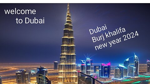 Dubai Burj Khalifa, New Year 2024-1-1